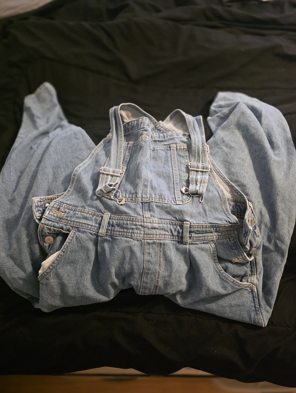 Light Wash Denim Overalls